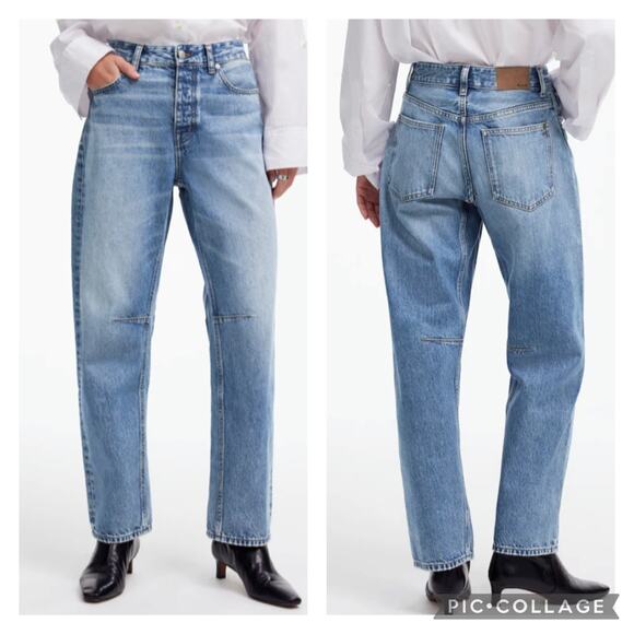 Madewell Denim - Madewell The Darted Barrel Leg Jean Size 33